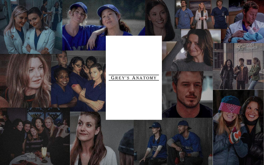 grays anatomy collage wallpaper!