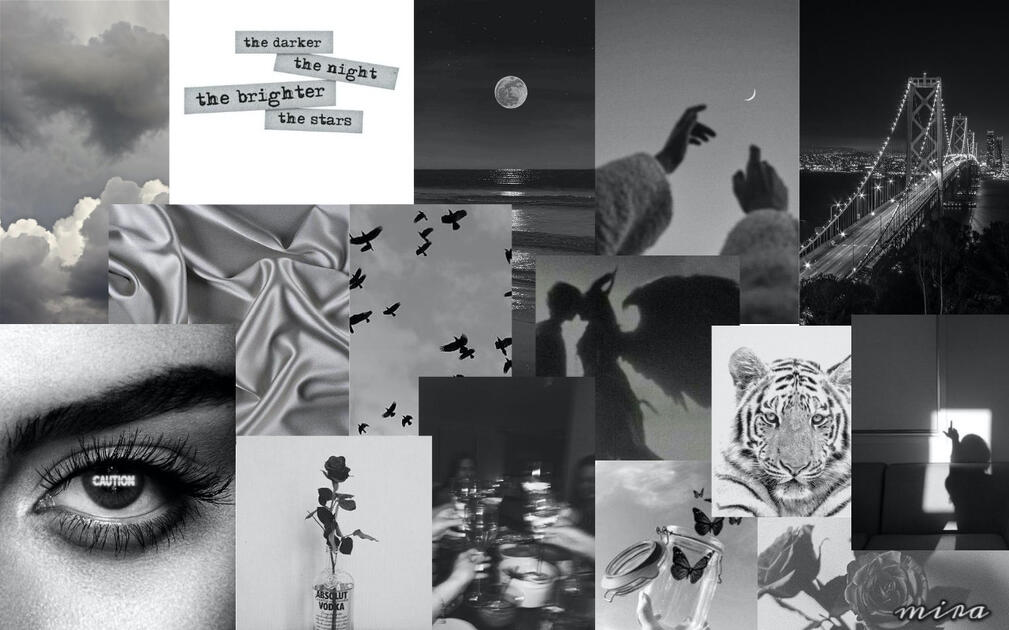 grey collage wallpaper!